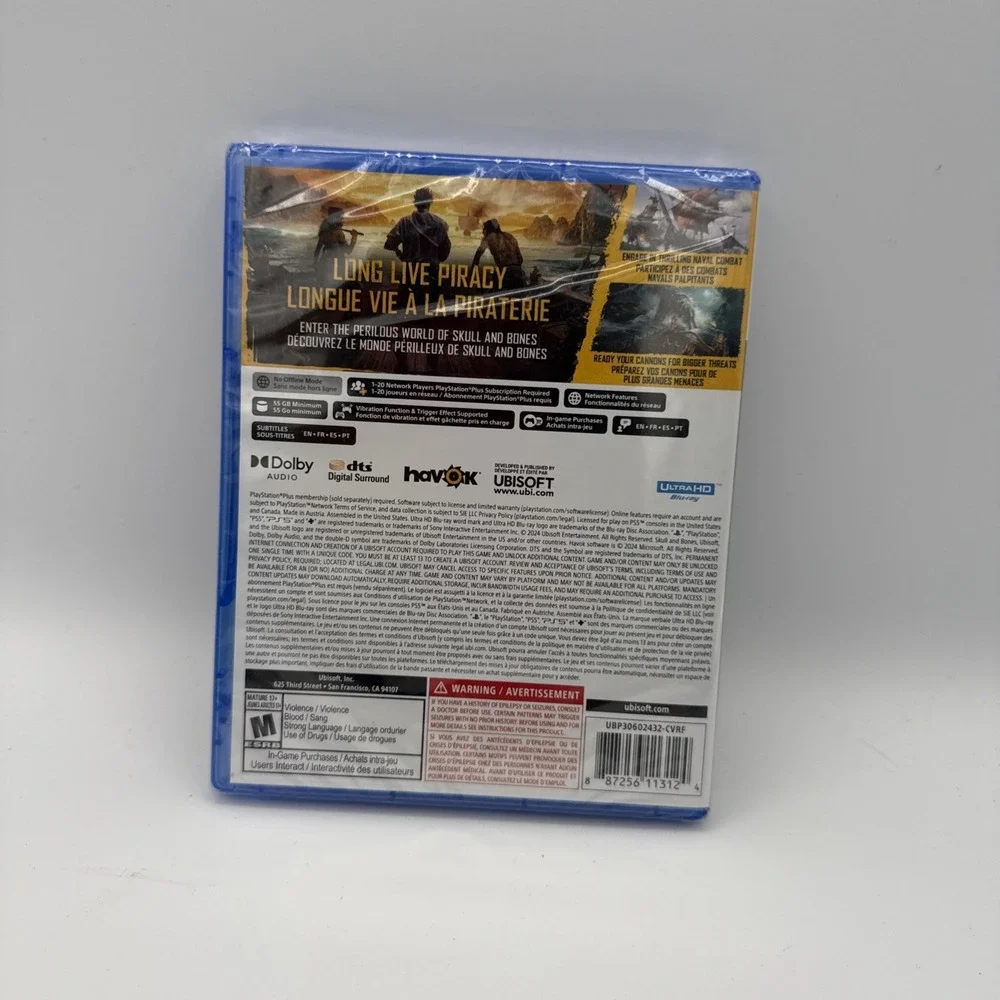 Skull & Bones - Sony‎ PlayStation 5 Ps5 Sealed